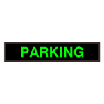 Signal-Tech 35048 PHX734G-330/120-277VAC "PARKING" Outdoor Blank-out LED Backlit Sign