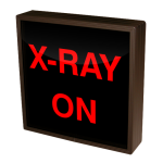 Signal-Tech 38678 SBL1212R-A259/120-277VAC "X-RAY ON" Indoor Blank-out LED Backlit Sign