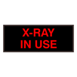 Signal-Tech 38715 SBL718R-270/120-277VAC "X-RAY IN USE" Indoor Blank-out LED Backlit Sign