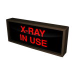 Signal-Tech 38715 SBL718R-270/120-277VAC "X-RAY IN USE" Indoor Blank-out LED Backlit Sign