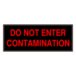 Signal-Tech 38716 SBL718R-D960/120-277VAC "DO NOT ENTER CONTAMINATION" Indoor Blank-out LED Backlit Sign