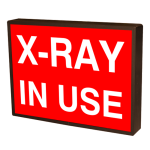 Signal-Tech 38720 SBLF811W-270R/120-277VAC "X-RAY IN USE" Indoor LED Backlit Sign
