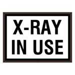 Signal-Tech 38835 SBLF811W-270K/120-277VAC "X-RAY IN USE" Indoor LED Backlit Sign