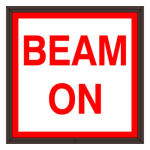 Signal-Tech 38866 SBLF77W-A231R/120-277VAC "BEAM ON" Indoor LED Backlit Sign