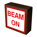Signal-Tech 38866 SBLF77W-A231R/120-277VAC "BEAM ON" Indoor LED Backlit Sign