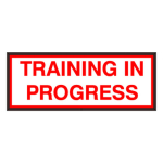 Signal-Tech 38871 SBLF718W-D312R/120-277VAC "TRAINING IN PROGRESS" Indoor LED Backlit Sign
