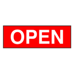 Signal-Tech 40455 PHXF1442W-180W/120-277VAC "OPEN" Outdoor LED Backlit Sign