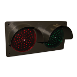 Signal-Tech 42786 TCILH-CB-RGH/12-24VDC TCILH Horizontal Replacement Kit, LED Circuit Board w/ Hood, Red/Green