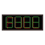 Signal-Tech 43126 S-SA718GR-01/120-277VAC "Smart Sign 4-Digit LED Counting Display (Seven Segment), Green & Red" Space Available Sign