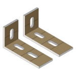 Signal-Tech 47949 UNI-TCL-PHX-SBL-TCIL Ceiling/Side Mount Bracket for 2.25" - 3" Deep Signs (1 pair)