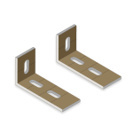 Signal-Tech 47949 UNI-TCL-PHX-SBL-TCIL Ceiling/Side Mount Bracket for 2.25" - 3" Deep Signs (1 pair)