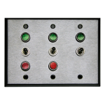 Signal-Tech 48556 TG332 DPDT/120VAC 3 Gang Switch (1-SPST) (2-DPDT)