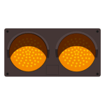 Signal-Tech 52171 TCILH-AA/120-277VAC LED Traffic Controller - Horizontal, Amber-Amber