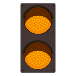 Signal-Tech 52172 TCILV-AA/120-277VAC LED Traffic Controller - Vertical, Amber-Amber