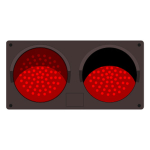 Signal-Tech 52175 TCILH-RR/120-277VAC LED Traffic Controller - Horizontal, Red-Red