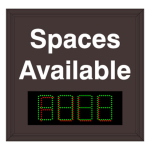 Signal-Tech 58562 S-SA2425GR-01/120-277VAC "Smart Sign Spaces Available | 4-Digit Seven Segment w/ FULL" Space Available Sign