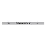 Signal-Tech 65802 IBAR-M7120K-J487 CLEARANCE 8' 4" w/Handicap Symbols, 10ft wide clearance bar