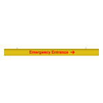 Signal-Tech 65809 IBAR-C796R-J431 Emergency Entrance w/Right Arrow, 8ft wide clearance bar