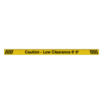 Signal-Tech 65811 IBAR-C7120K-J393 Caution - Low Clearance 6' 6", 10ft wide clearance bar