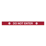 Signal-Tech 65815 IBAR-C784W-813 DO NOT ENTER w/ Do Not Enter Symbols, 7ft wide clearance bar