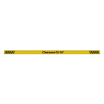 Signal-Tech 65831 IBAR-C7180K-604 Continuous Customizable Clearance 00' 00" message, 15ft wide clearance bar
