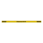 Signal-Tech 65834 IBAR-M7168K-604 Modular Customizable Clearance 00' 00" message, 14ft wide clearance bar
