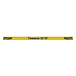 Signal-Tech 65835 IBAR-C7156K-604 Continuous Customizable Clearance 00' 00" message, 13ft wide clearance bar
