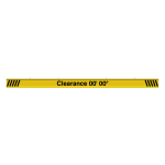 Signal-Tech 65868 IBAR-C7120K-604 Continuous Customizable Clearance 00' 00" message, 10ft wide clearance bar