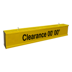 Signal-Tech 65906 IBAR-C736K-604 Continuous Customizable Clearance 00' 00" message, 3ft wide clearance bar