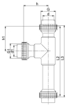 Jet Pumps Simtech WJP 101 2 020 2" PVC/EPDM Water Jet Pump True Union Socket