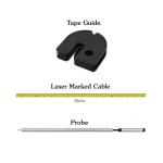 Solinst 114864 Coaxial Cable Mini Water Level Meter for Yellow Laser Marked Cable 25m, Probe 10mm dia. x 70mm long