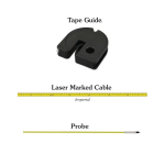 Solinst 114911 Coaxial Cable Mini Water Level Meter for Yellow Laser Marked Cable 80ft, Probe 4mm dia. x 38mm long