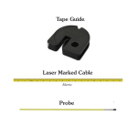 Solinst 114909 Coaxial Cable Mini Water Level Meter for Yellow Laser Marked Cable 25m, Probe 4mm dia. x 38mm long
