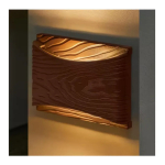 Terraa LDS-G1WS3000K Low Voltage, Up / Down Deck Light, 50 Lm, 3000K, Saddle Brown