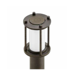 Terraa LWP-N1BR3000K5B Low Voltage Antique Mini Bollard Path Light, 100 Lm, 3000K, Antique Brass