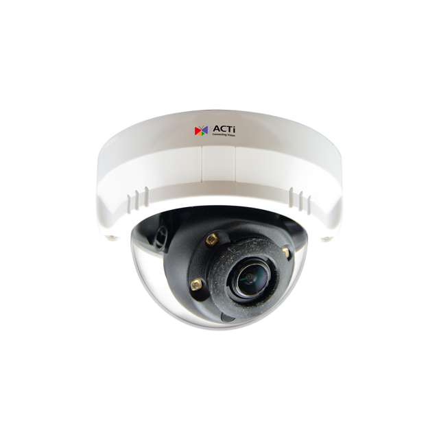 ACTi A95 2MP Indoor Mini Dome Camera with D/N, Adaptive IR, Superior WDR, SLLS, Fixed Lens