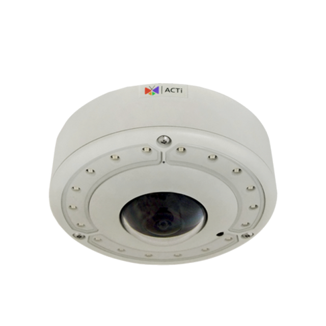 ACTi B76A 12MP Video Analytics Outdoor Hemispheric Dome Camera with D/N, Adaptive IR, Extreme WDR, SLLS, Fixed Lens, H.264