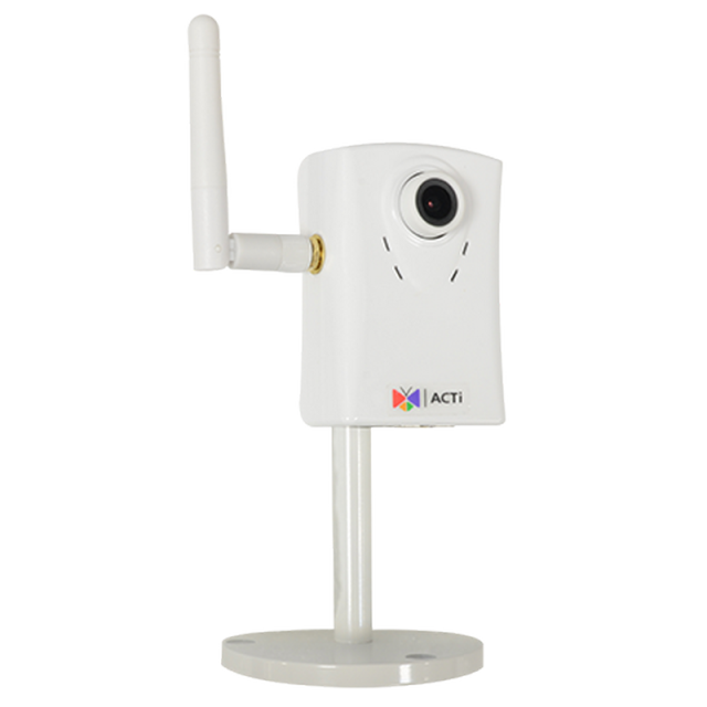 ACTi C11W 1.3MP Wireless Cube Camera with Basic WDR, Fixed Lens