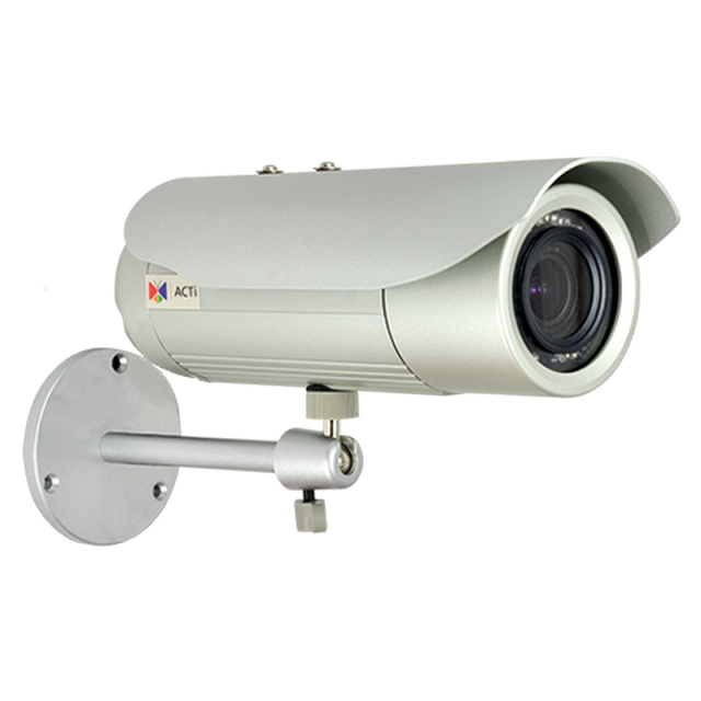 ACTi E41B 1MP Bullet Camera with D/N, Adaptive IR, Basic WDR, Vari-focal Lens