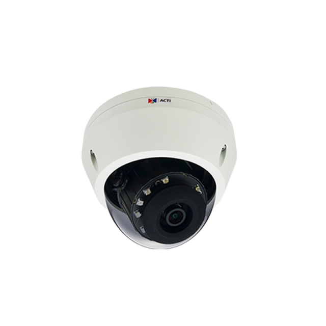 ACTi E79 5MP Video Analytics Outdoor Dome Camera with D/N, Adaptive IR, Extreme WDR, SLLS, Fixed Lens