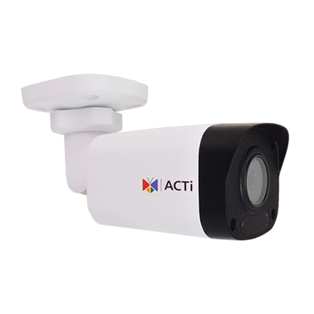 ACTi Z37 8MP Mini Bullet Camera with D/N, Adaptive IR, Superior WDR, SLLS, Fixed Lens, 1440p/30fps