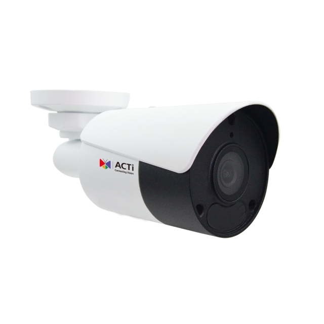 ACTi Z39 4MP Mini Bullet Camera with D/N, Adaptive IR, Superior WDR, SLLS, Fixed Lens, 1440p/30fps, Built-in Microphone