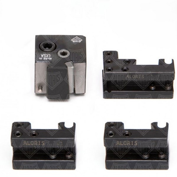 Aloris MA-SET Tool Miniature Tool Post and Holders 4 Piece Set