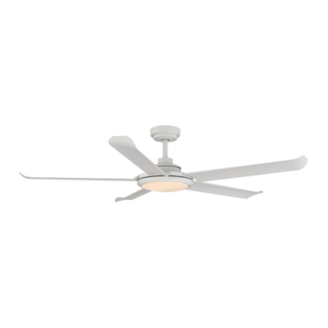 Altitude 131L60MWH Arlette 60" Indoor Fan with Light Kit and Remote Control, Matte White