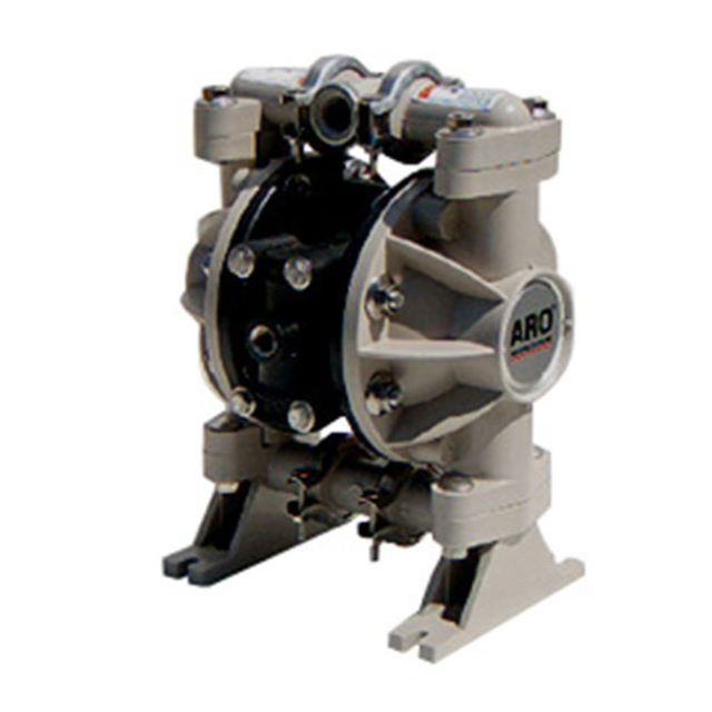 American Lube 666053-388 1/2" Diaphragm Pump with Polypropylene Check Valve Seats