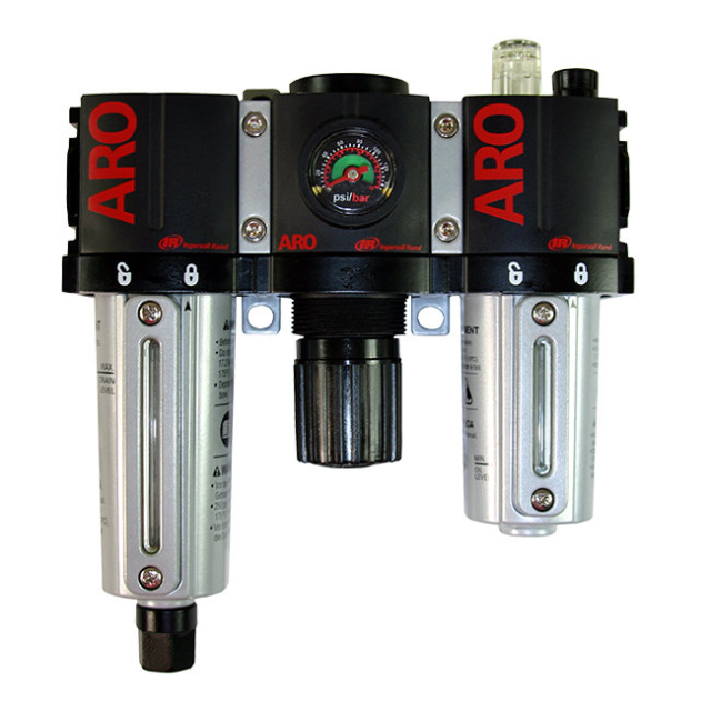 American Lube C38221-811 1500 Series Filter / Regulator / Lubricator 1/4" Module / Air