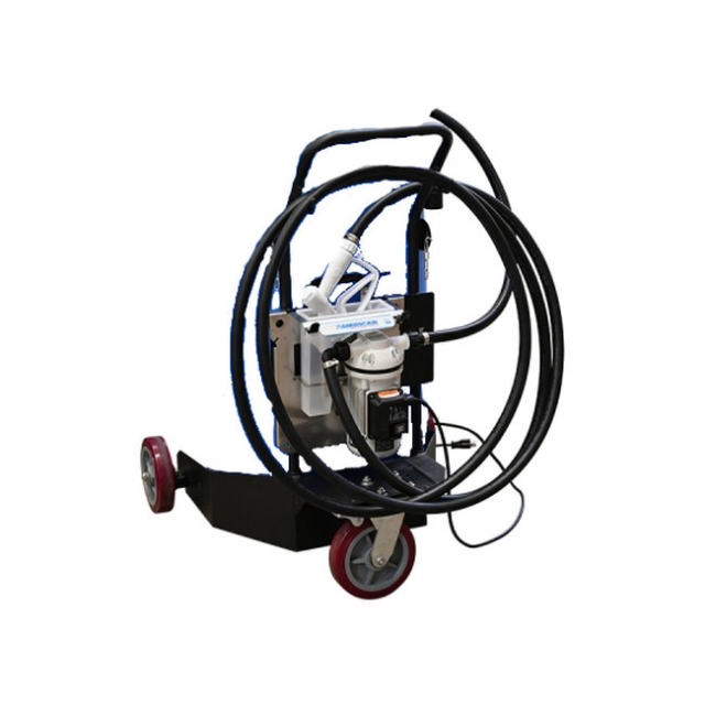 American Lube DEF3-TN50N4 Portable 120-Volt DEF Pump Package with Manual Nozzle for 55-Gallon Drums with Heavy-Duty 3-Wheel Cart