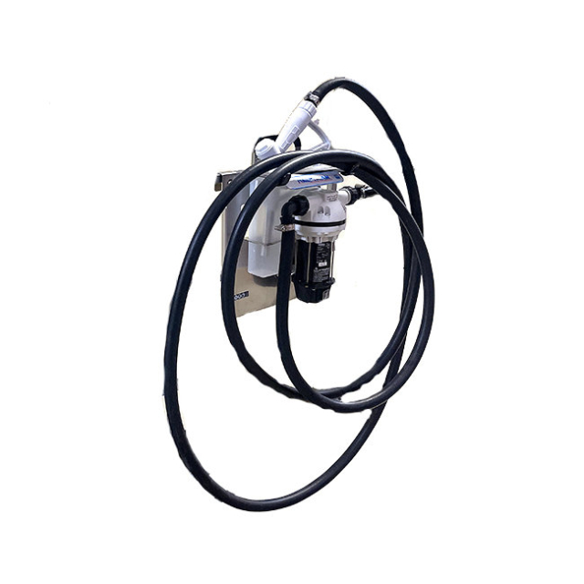 American Lube DEF6-TN50N 12-Volt DEF Pump Package with Manual Nozzle for Totes with 6' Cables