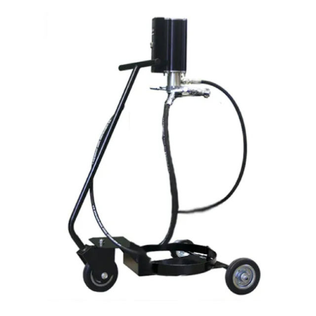 American Lube LP3004-1-ALC Portable Grease Pump Package for 120-Pound Containe with 3-Wheel Cart