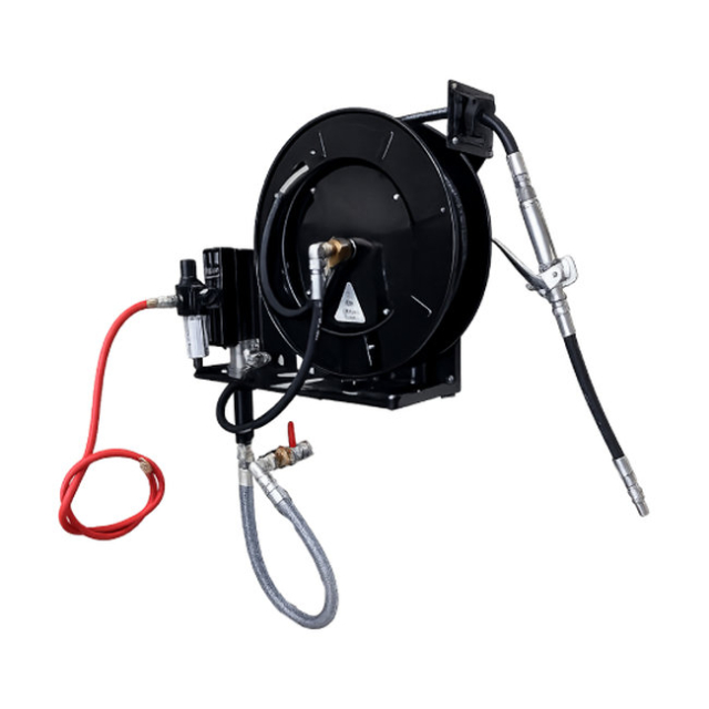 American Lube PT200-R23N Lube Equipment Package for Stackable Poly Tanks 120-Gallons or Larger with 3:1 Oil Pump and Non-Metered Control Handle